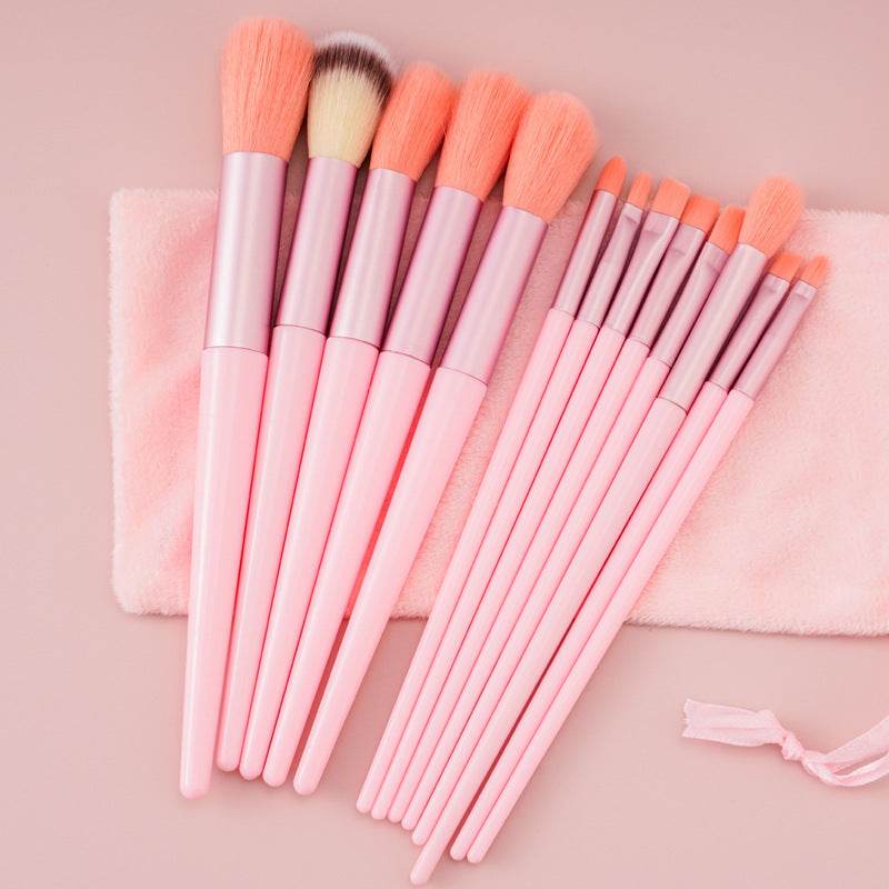 13Pcs Makeup Brush Set Make Up Concealer Brush Blush Powder Brush Eye Shadow Highlighter Foundation Brush Cosmetic Beauty Tools - HadafExpress