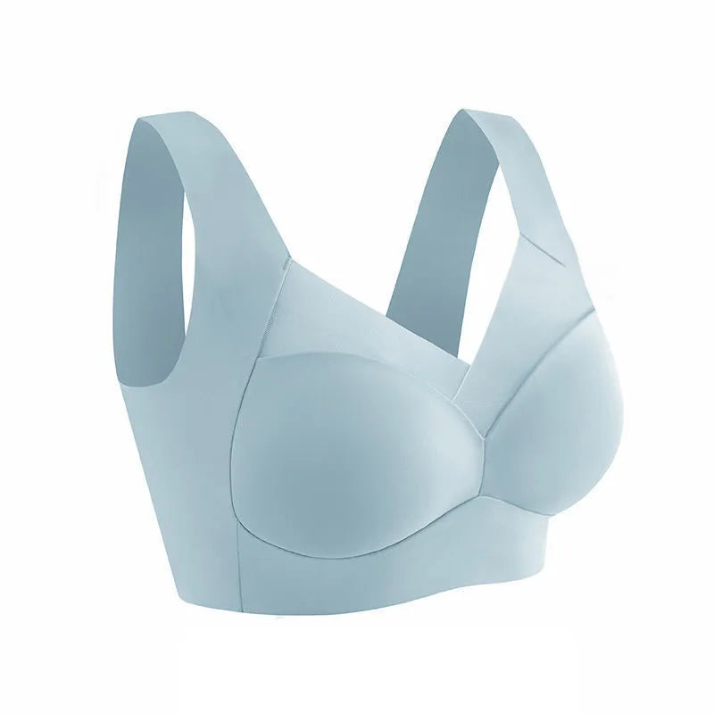 2PCS Comfortable Lace Sports Bras – Backless, Seamless, and Wireless (L–3XL)
